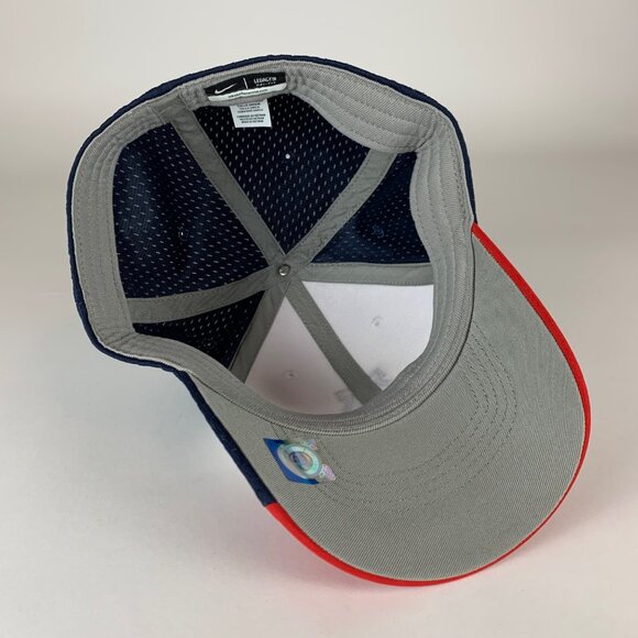 Arizona Wildcats Navy Blue Red White Nike Dri Fit Stretch Fitted Hat One Size - Picture 5 of 6
